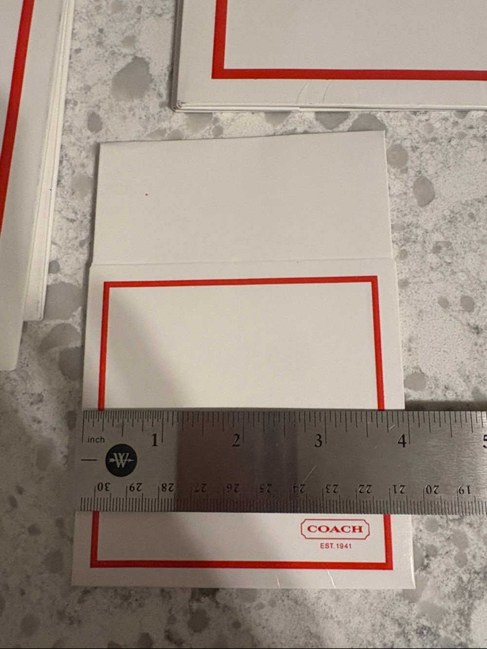 New Lot of 4 COACH gift boxes, various sizes, never used or assembled. - Picture 7 of 13